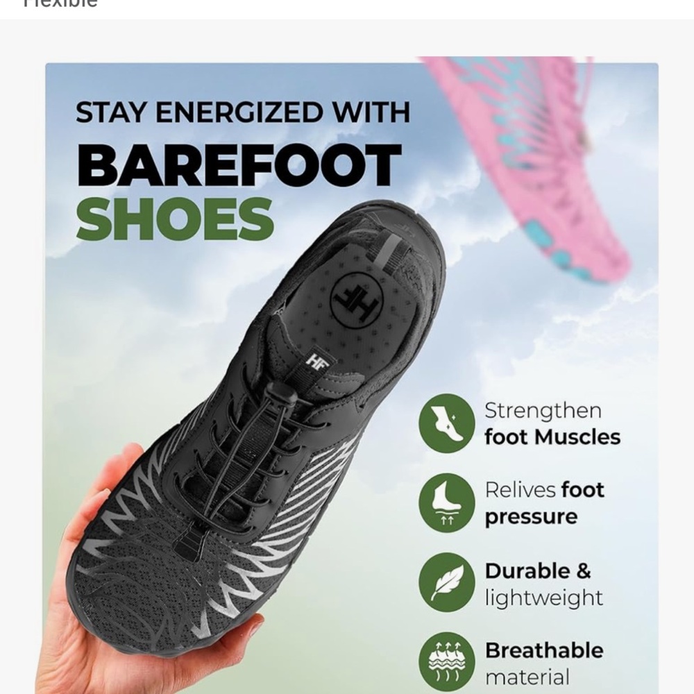Hike Barefoot Shoes Women’s Sneakers arch support running hiking walking